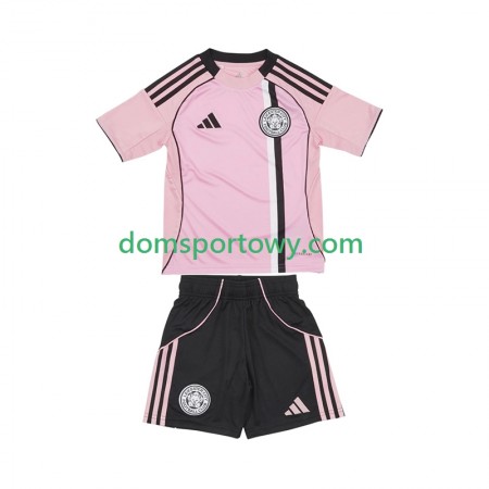 Koszulka Leicester City Dziecięcy Trzeci Koszulki Piłkarskie 2025-2026 Krótki Rękaw